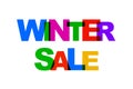 Winter sale colorful special offer banner Ã¢â¬â vector